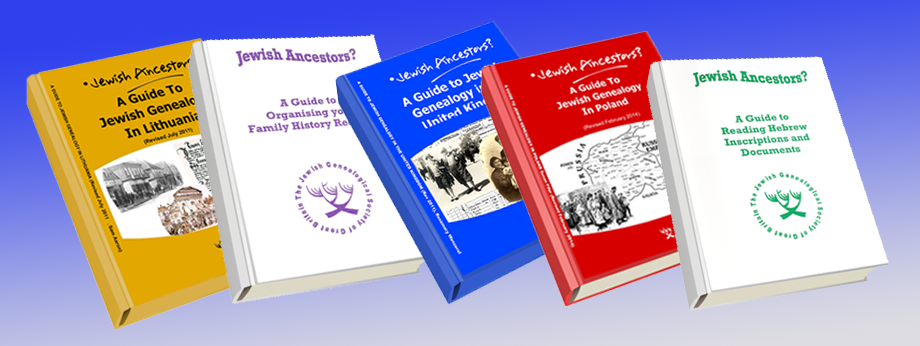 Image of five JGSGB Jewish Ancestor? Guides