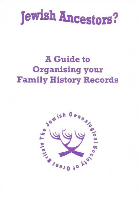 A Guide to Organising your Family History Records